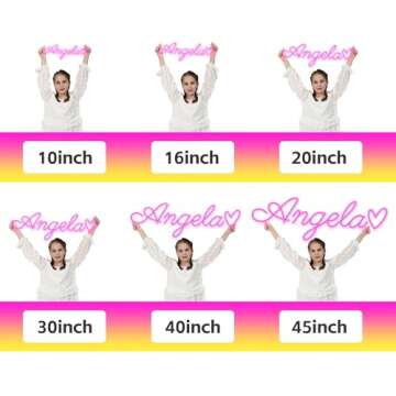 Custom Neon Signs-Personalized Customizable Neon Light for Wall Decor Wedding,Birthday Party, Bedroom Bar Shop Name Logo Lights sign.(3-48 Letters)