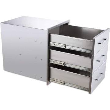 YuxiangBBQ Outdoor Kitchen Stainless Steel Drawer System