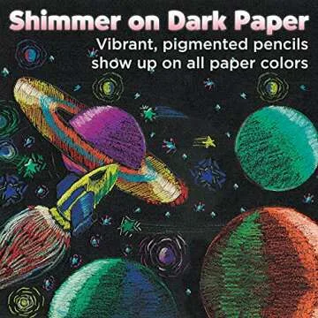 Faber Castell Metallic Colored Ecopencils - 12 Break Resistant Coloring Pencils