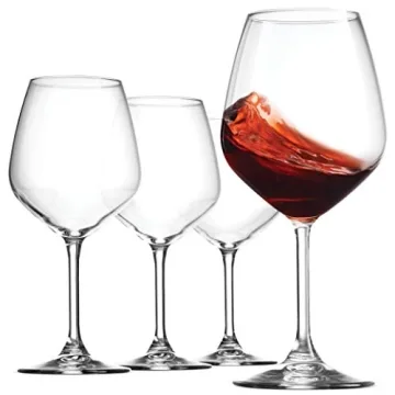 Bormioli Rocco 18oz Red Wine Glasses - Elegant Set for Wine Lovers