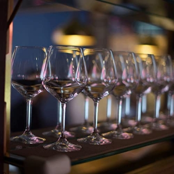 Elegant 18oz Red Wine Glasses Set of 4 - Bormioli Rocco