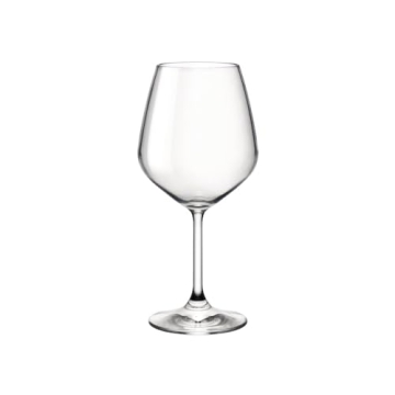 Elegant 18oz Red Wine Glasses Set of 4 - Bormioli Rocco