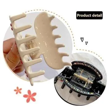 Eco-Friendly Cherry Hair Clip for Strong Hold Style Accessory