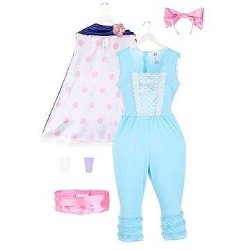 Disguise Disney Pixar Bo Peep Toy Story 4 Deluxe Women's Costume, Blue, L (12-14)