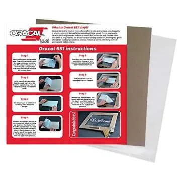 (10 Sheets) Oracal 651 Lilac Adhesive Craft Vinyl for Cricut, Silhouette, Cameo, Craft Cutters, Printers, and Decals - 12" x 12" - Gloss Finish - Outdoor and Permanent