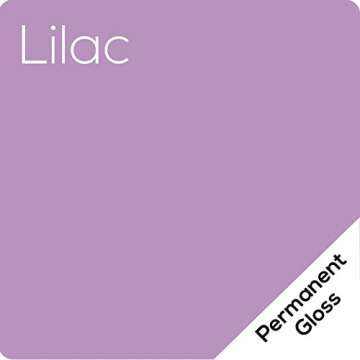 (10 Sheets) Oracal 651 Lilac Adhesive Craft Vinyl for Cricut, Silhouette, Cameo, Craft Cutters, Printers, and Decals - 12" x 12" - Gloss Finish - Outdoor and Permanent