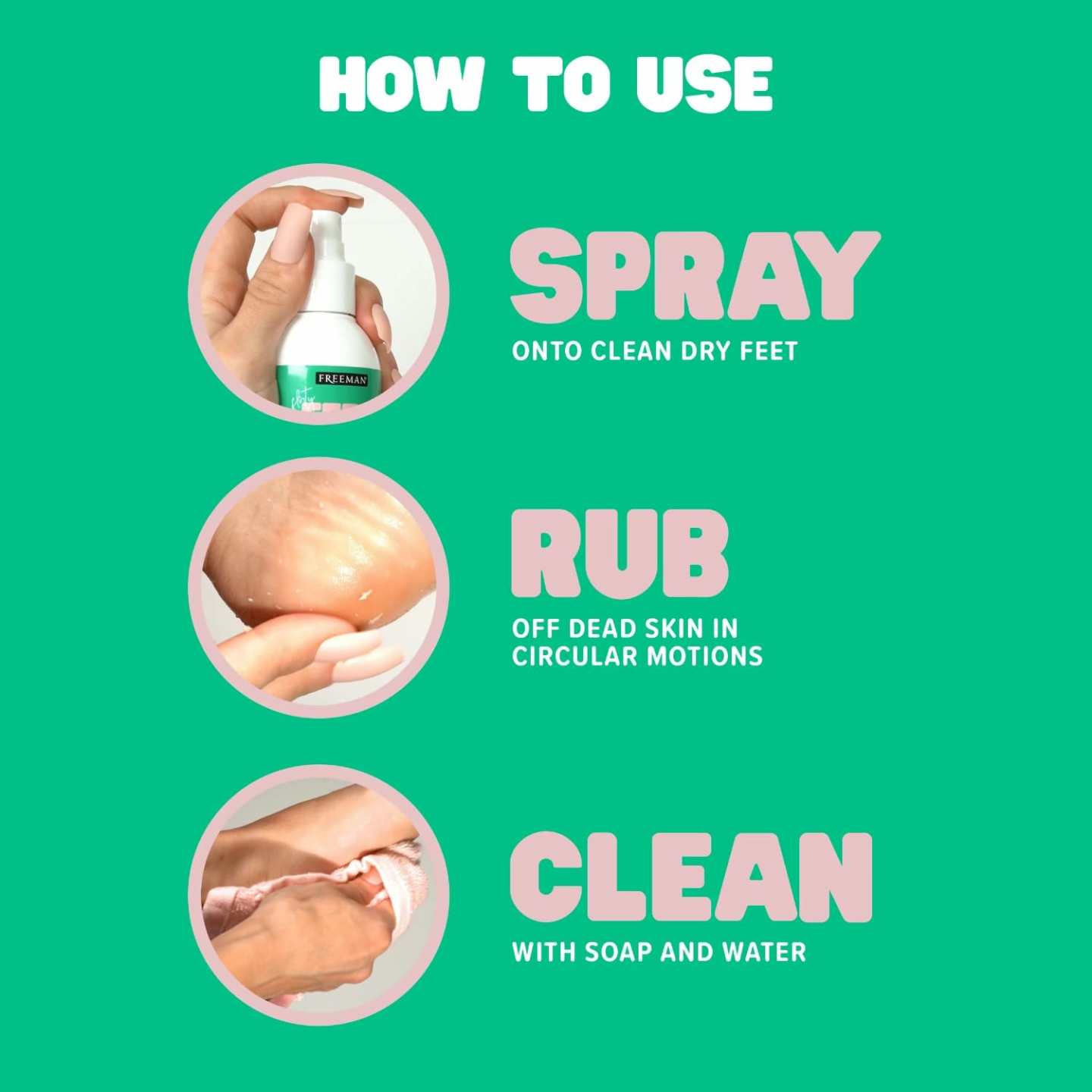 Freeman Flirty Feet Instant Foot Spray 4 fl. oz.