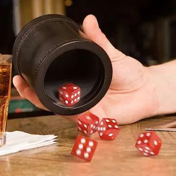 GWHOLE 40 Pieces 6-Sided Game Dice Set, 8 Translucent Colors Dice for Board Games and Teaching Math