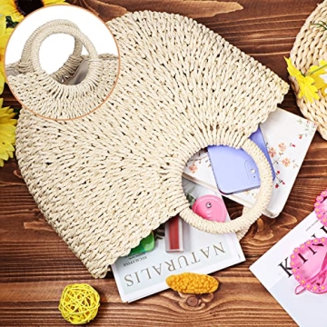 Stylish Frienda Straw Tote Bag for Summer Fun