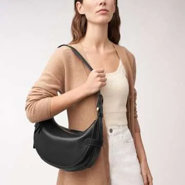 Fossil Women's Harwell Leather Hobo Purse - Chic & Sustainable