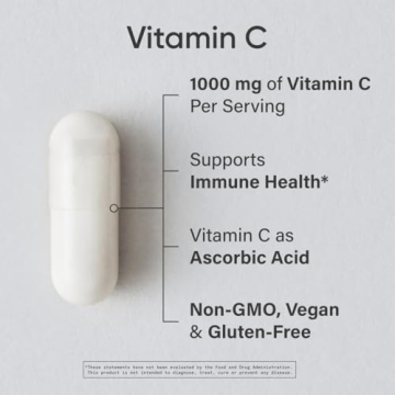 Boost Immunity with Vegan High Potency Vitamin C Capsules