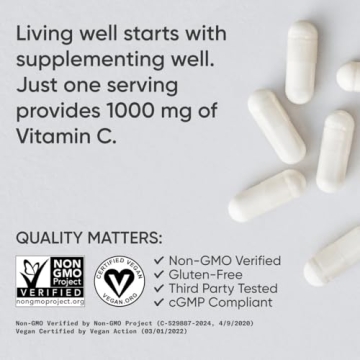 Boost Immunity with Vegan High Potency Vitamin C Capsules