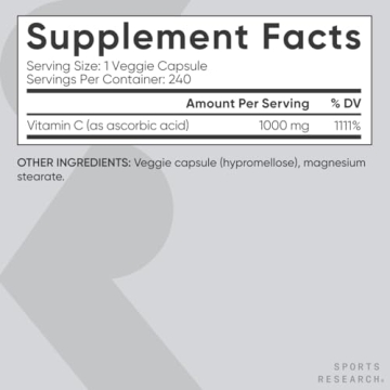 Boost Immunity with Vegan High Potency Vitamin C Capsules