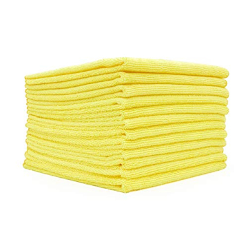The Rag Company Microfiber Terry Cleaning Towels - Eco-Friendly, All-Purpose, 12-Pack