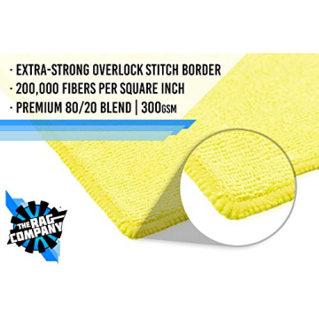 The Rag Company Microfiber Cleaning Towels 12 Pack