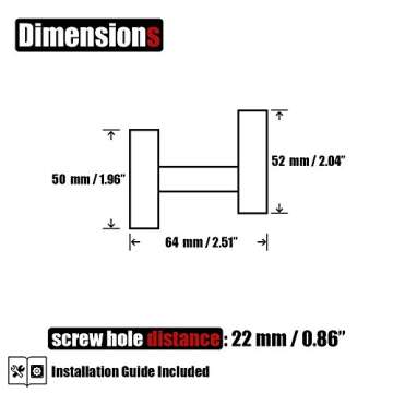 JQK Black Bathroom Towel Hook, Coat Robe Clothes Hook for Bathroom Kitchen Garage Wall Mounted (2 Pa...