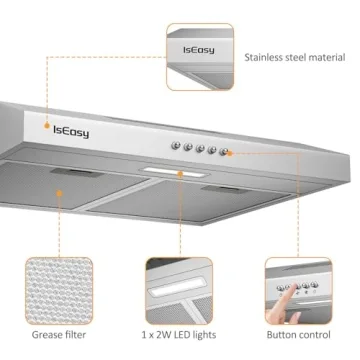 IsEasy 30" Convertible Range Hood - Efficient & Stylish