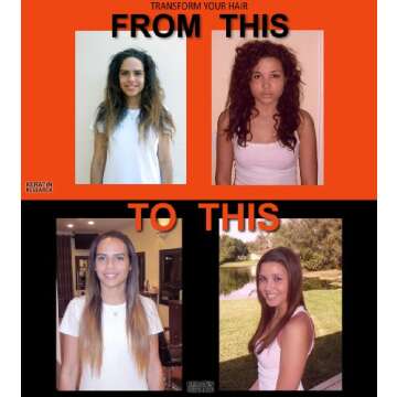 Keratina Forte Brasilera por 120ml Con Champú Clarificante, Moroccan Argan oil Tratamiento Que Alisa El Cabello Ahora Con Una Fuerza Extra, Fórmula Mejorada Que Repara El Cabello, por Keratin Research