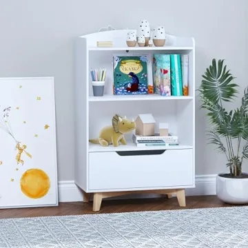 Stylish UTEX Kids Bookshelf for Playrooms and Nurseries