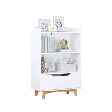 Stylish UTEX Kids Bookshelf for Playrooms and Nurseries
