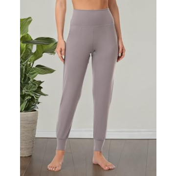 Comfortable High Waisted Joggers with Pockets for Women