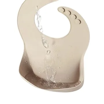 PandaEar Silicone Baby Bibs Adjustable Waterproof BPA Free