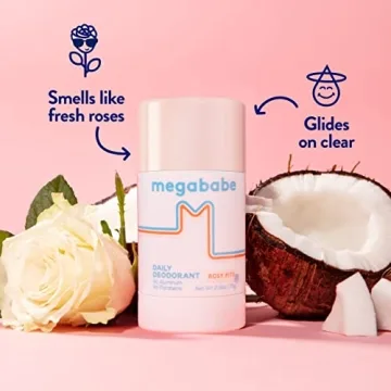 Megababe Rosy Pits Deodorant - Aluminum-Free, 72 Hours Fresh