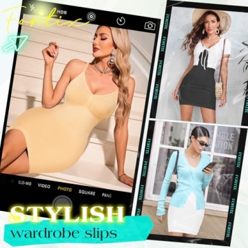 Women's Shapewear Slips for Under Dresses Full Control Body Shaper