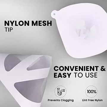 Ram-Pro 100 Pack of Paint Strainers with 190 Micron Paint Filter, Fine Nylon Mesh Paint Filter Strainer - Premium Grade Paint Strainers Paper Cone - for All Painting Projects