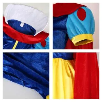 Ainiel Classic Deluxe Lolita Costume Fairytale Dress Role Cosplay for Adults Princess Costume with Petticoat