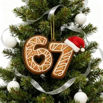 Funny 67 Meme Christmas Ornaments for Holiday Decor