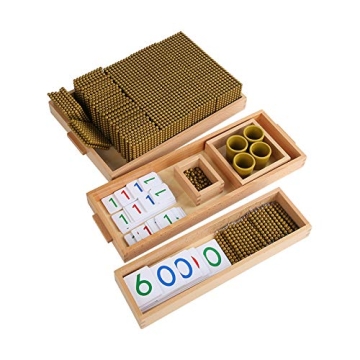 Adena Montessori Golden Beads Math Learning Toy