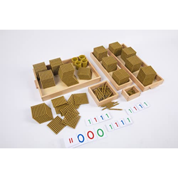 Adena Montessori Golden Beads Math Learning Toy