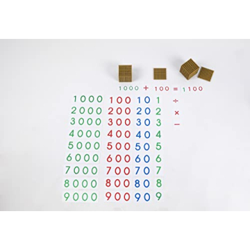 Adena Montessori Golden Beads Math Learning Toy