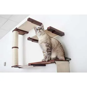 Deluxe Cat Fort Wall Mounted Shelves for Cats