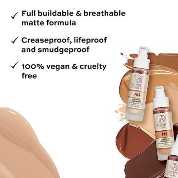 Revolution Beauty IRL Filter Longwear Foundation - F9, Matte Finish, Vegan