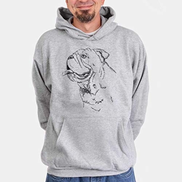 Inkopious Eco-Friendly Bulldog Hoodie for All Sizes