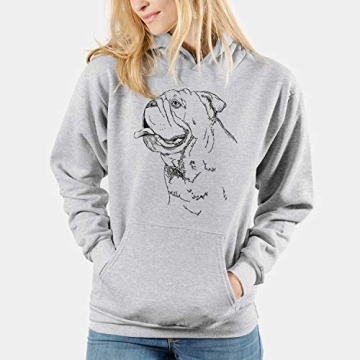 Inkopious Eco-Friendly Bulldog Hoodie for All Sizes