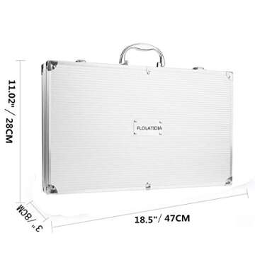 BBQ Tools Set Barbecue Extra Strong Stainless Steel Utensils with Aluminum Storage Case-Barbecue Kit Men Outdoor Grill Kit for Dad Father's Gift (24)