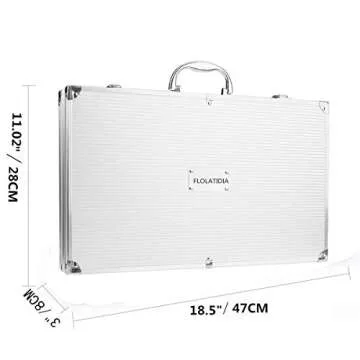 BBQ Tools Set Barbecue Extra Strong Stainless Steel Utensils with Aluminum Storage Case-Barbecue Kit Men Outdoor Grill Kit for Dad Father's Gift (24)