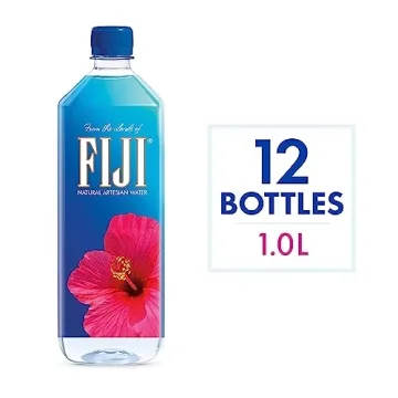 FIJI Natural Artesian Water 12 Pack 1 Liter