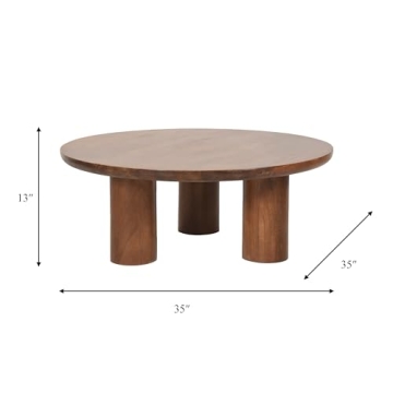 Sagebrook Home Scandinavian Coffee Table with Storage
