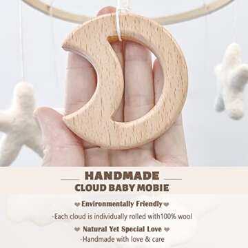 Gender Neutral Crib Mobile - Eco-Friendly Baby Decor