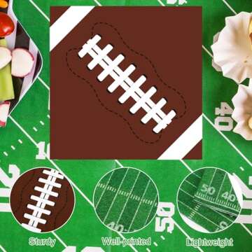 Football Party Napkins - 50 PCS Game Day Supplies