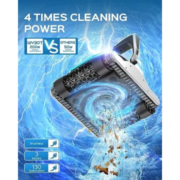 WYBOT Grampus 1300 Robotic Pool Cleaner for All Pools