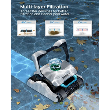 WYBOT Grampus 1300 Robotic Pool Cleaner for All Pools