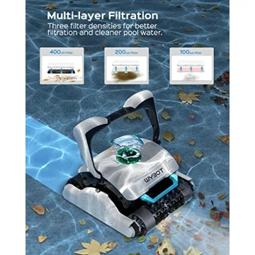 WYBOT Grampus 1300 Robotic Pool Cleaner for All Pools