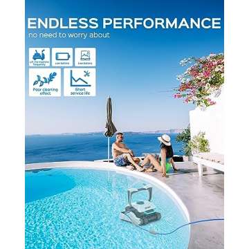 WYBOT Grampus 1300 Robotic Pool Cleaner for All Pools