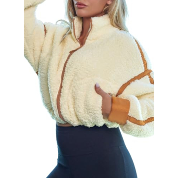 Herseas Women's Lightweight Fleece Jacket for Winter