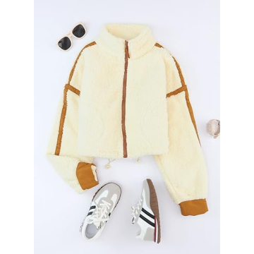 Herseas Women's Lightweight Fleece Jacket for Winter